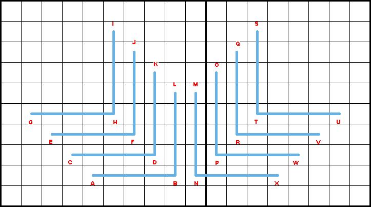 Double Star Stitch - Diagram 2