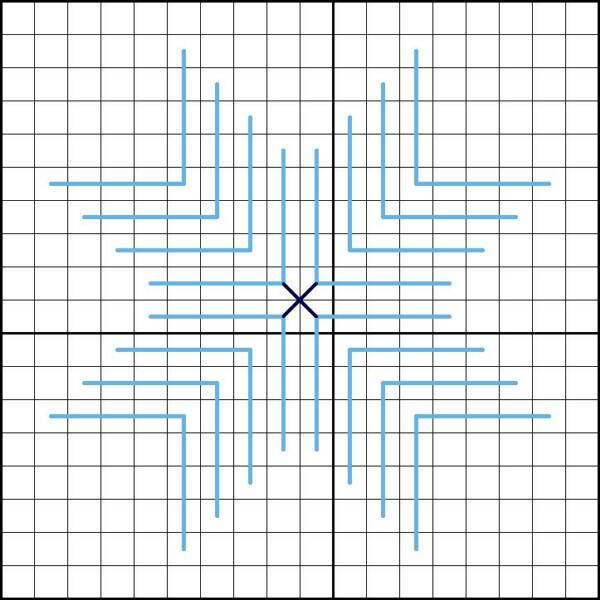 Double Star Stitch - Diagram 4