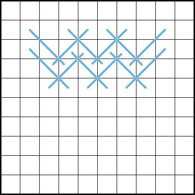 Herringbone Stitch Diagram 2