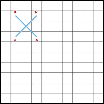 Rice Stitch Diagram 1