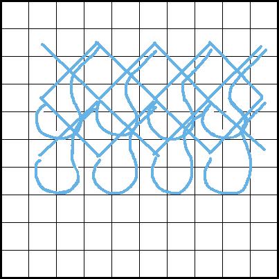 Velvet Stitch - Diagram 6