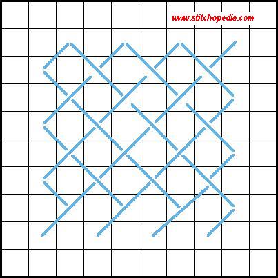 Weaving Stitch - Diagram 4